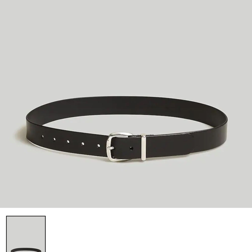 Madewell Essential Wide Leather Belt